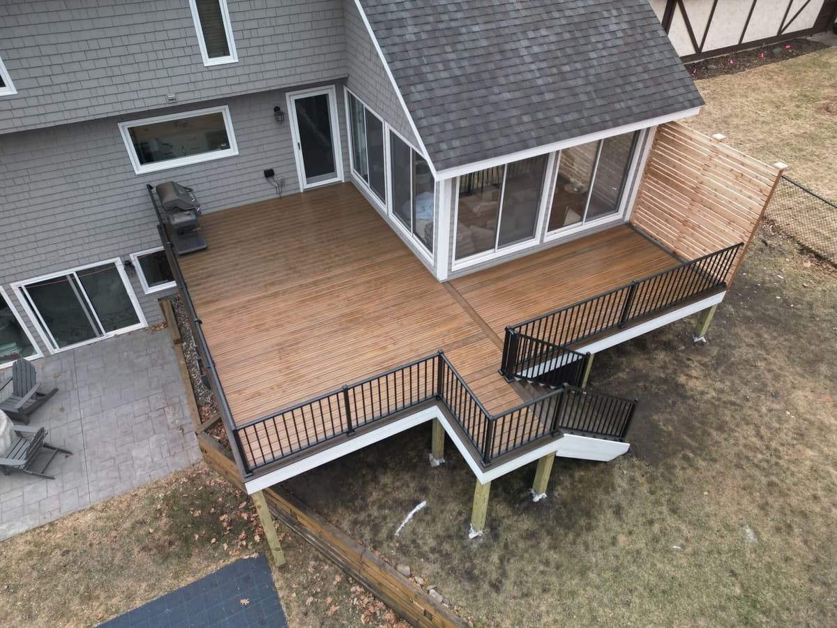 Deck work in Woodland Park