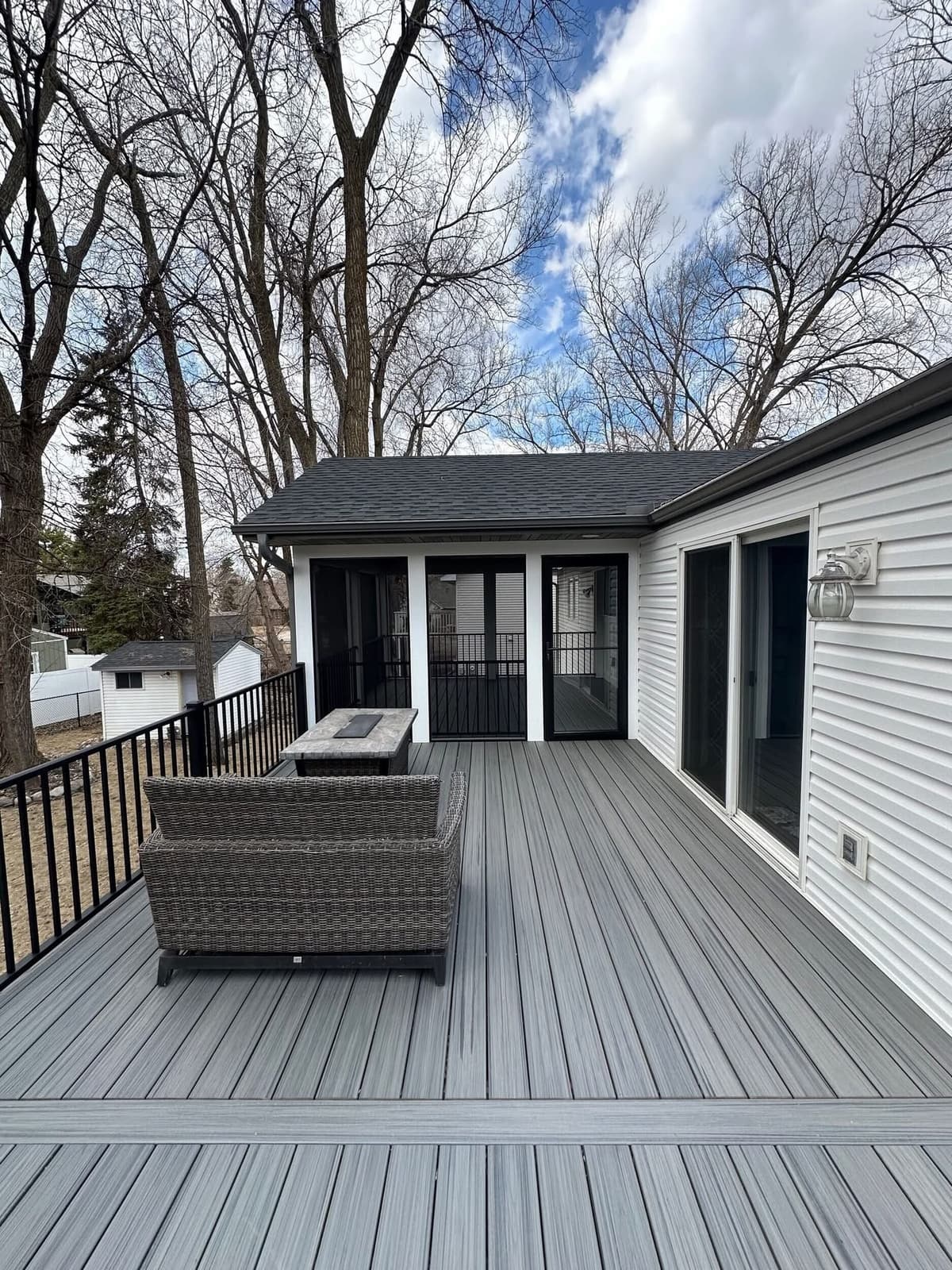 Deck work in Park Ridge